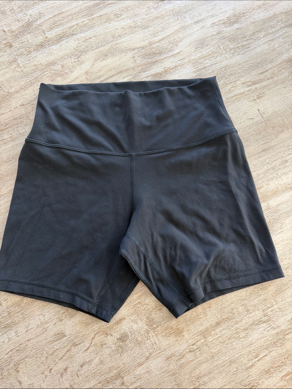 lululemon athletica Black High-Rise Workout Shorts